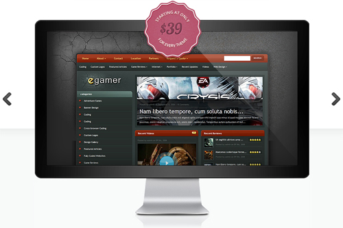 ElegantThemes - eGamer v5.9 - WordPress Theme