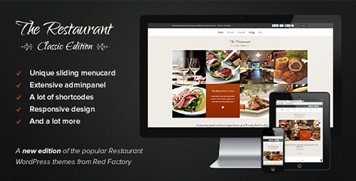 ThemeForest - The Restaurant v1.0 - Classic Edition