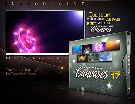 Digital Juice Animated Canvases Collection 17: Inspiration Grounds