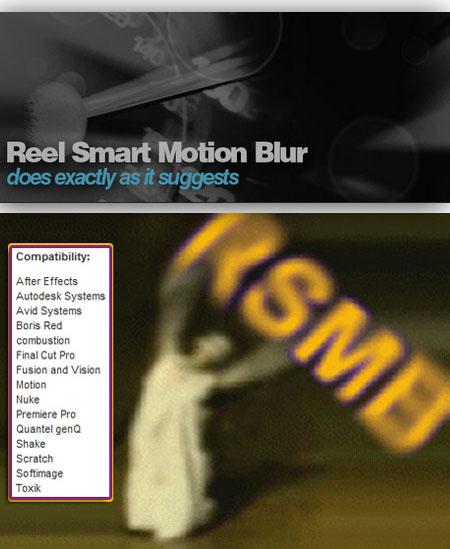 ReVisionFX - ReelSmart Motion Blur 4.2.1 Plugin for Final Cut and Motion
