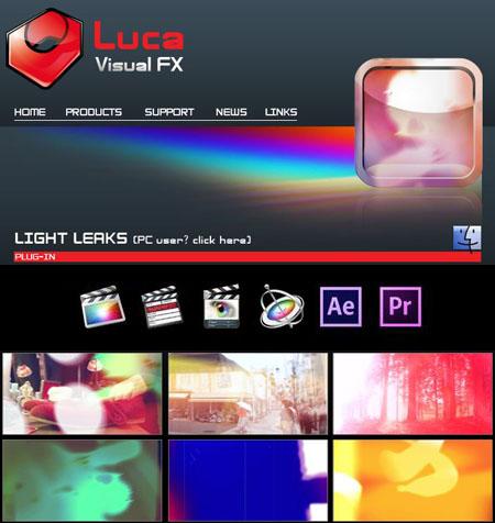 Luca VisualFX Light Leaks 1.0.1 Plugin (MacOSX)