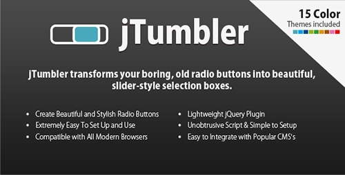 CodeCanyon - jTumbler - Beautiful, Slider-Style Selection Boxes - RIP
