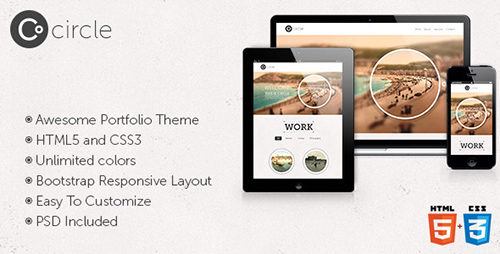 ThemeForest - Circle - Responsive One Page HTML Theme - RIP