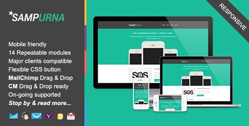 ThemeForest - Professional Business Email Template, Sampurna - RIP
