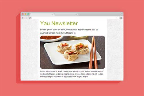 Yau Newsletter - Responsive HTML Template