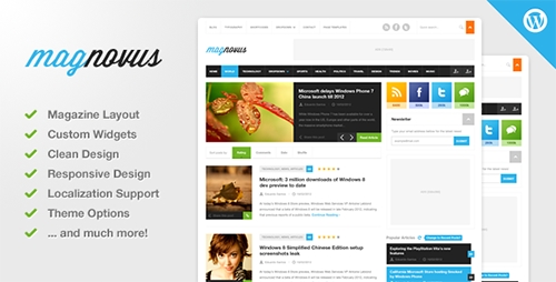 ThemeForest - Magnovus v1.3.1 - Magazine & News WordPress Theme