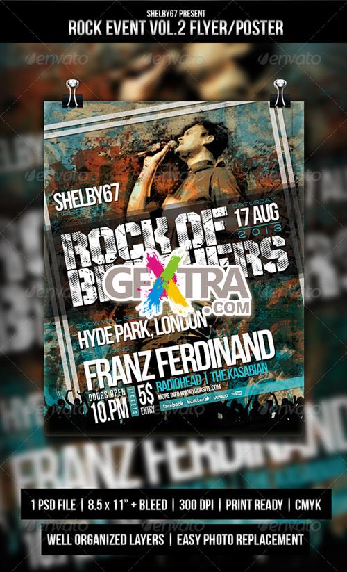 GraphicRiver - Rock Event Flyer / Poster Vol.2