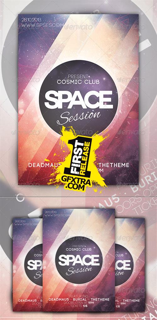 GraphicRiver - Space Session Flyer
