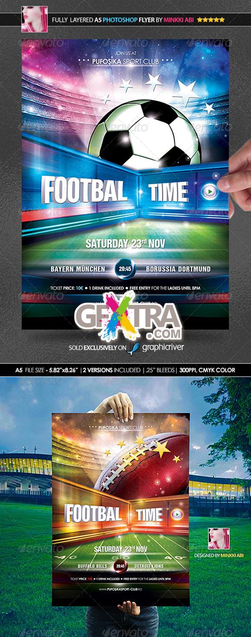 GraphicRiver - European & American Football Poster/Flyer