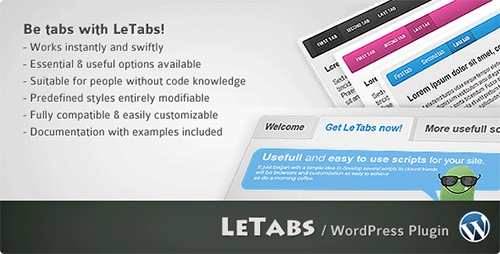 CodeCanyon - LeTabs WordPress v1.1