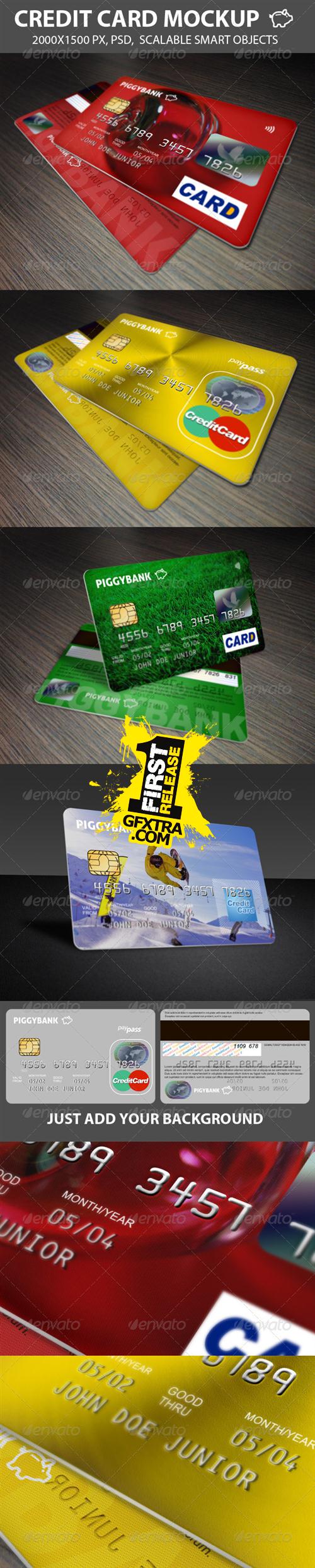 GraphicRiver - Credit Cards Mockup