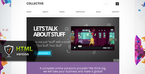 ThemeForest - Collective - Professional HTML Theme - RIP