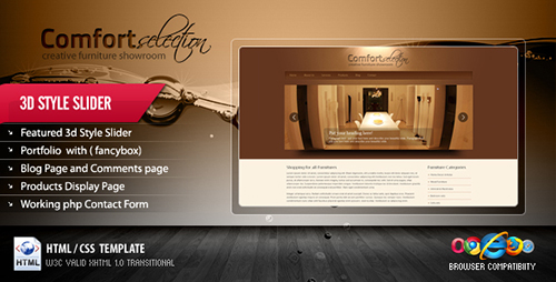 ThemeForest - Comfort Selection Furniture HTML Template - FULL