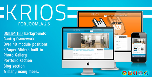 ThemeForest - Krios v2.0 - Template for Joomla 2.5
