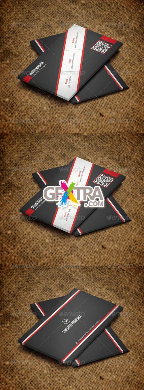 GraphicRiver - Simple Metro Style Corporate Business Card v21