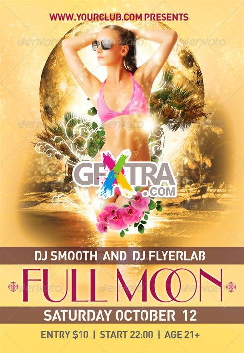 GraphicRiver - Flyer Template Full Moon