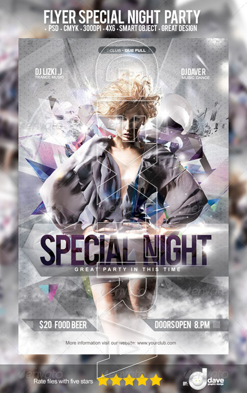 GraphicRiver - Flyer Special Night Party 5565825