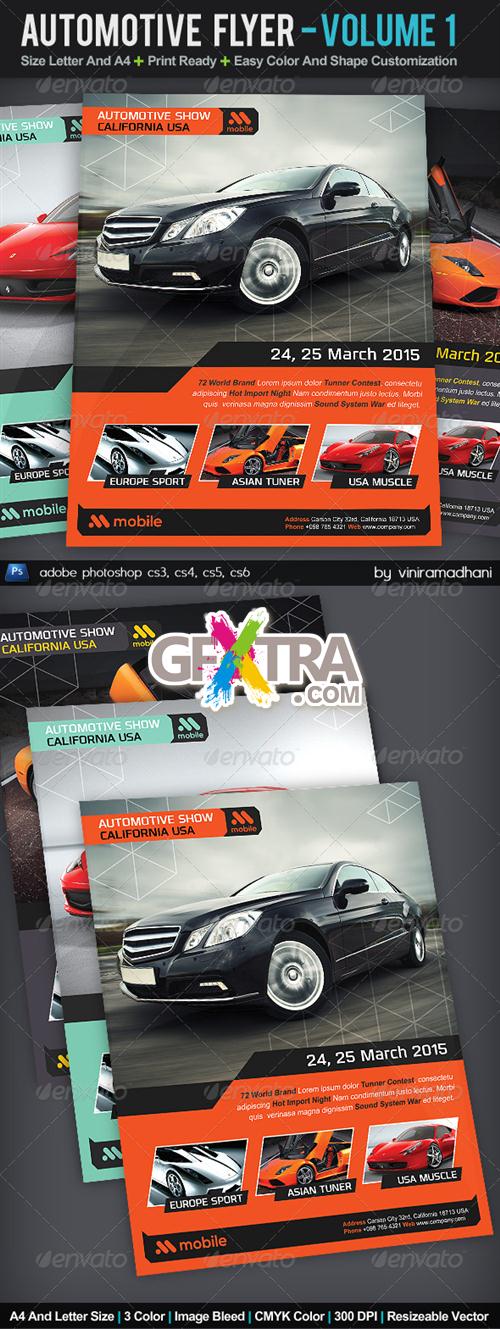 GraphicRiver - Automotive Flyer | Volume 1
