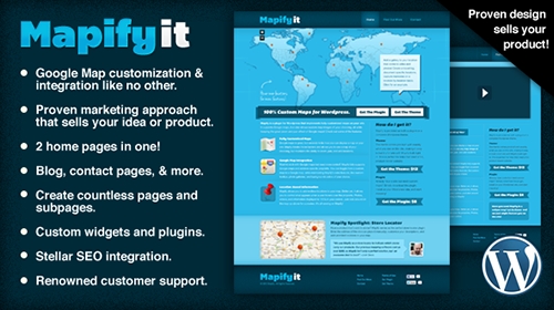 Mojo-Themes - Mapify.it v2.6 - A WordPress Theme to Promote Your Product or Idea.