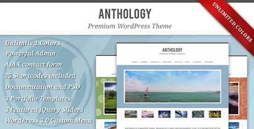 ThemeForest - Anthology v1.4.1 - Premium Elegant WordPress Theme