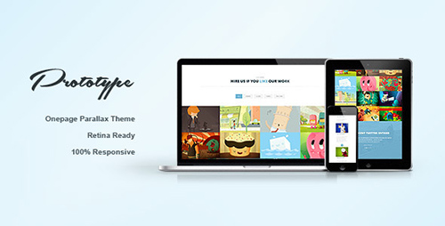 ThemeForest - Prototype - Responsive One Page Template - RIP