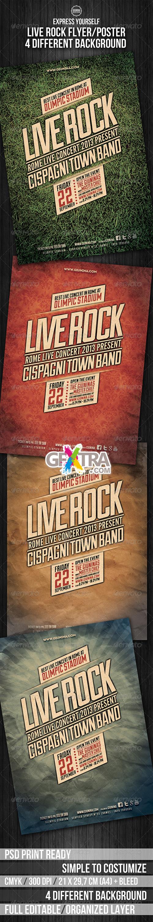 GraphicRiver - Live Rock Flyer/Poster