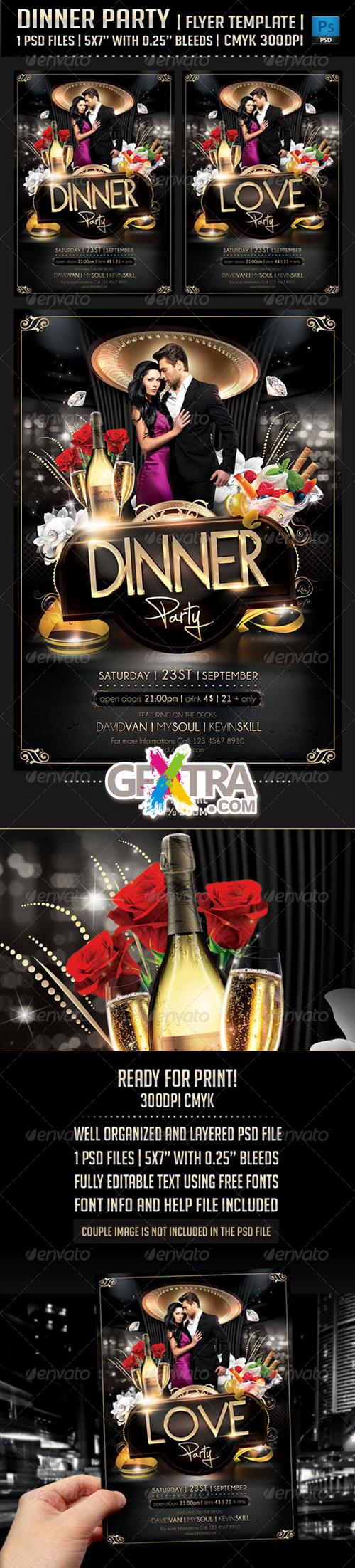 GraphicRiver - Dinner Party Flyer Template