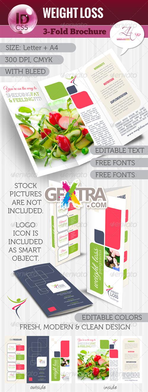 GraphicRiver - Weight Loss Trifold Brochure
