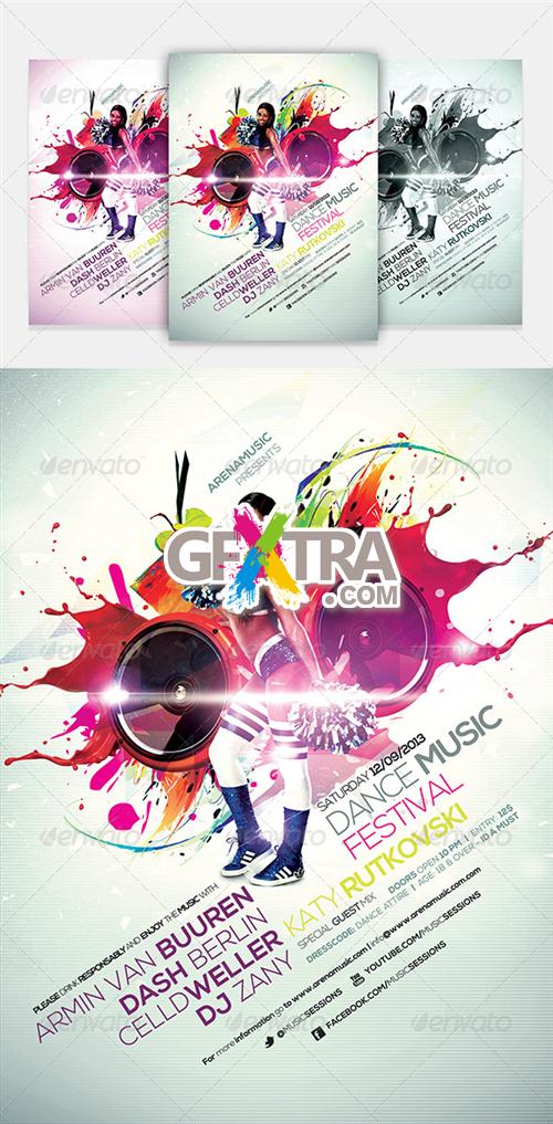 GraphicRiver - Dance Music Flyer Template