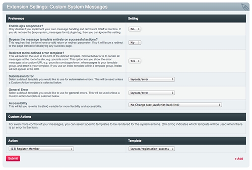 BoldMinded - Custom System Messages v2.5 for EE2