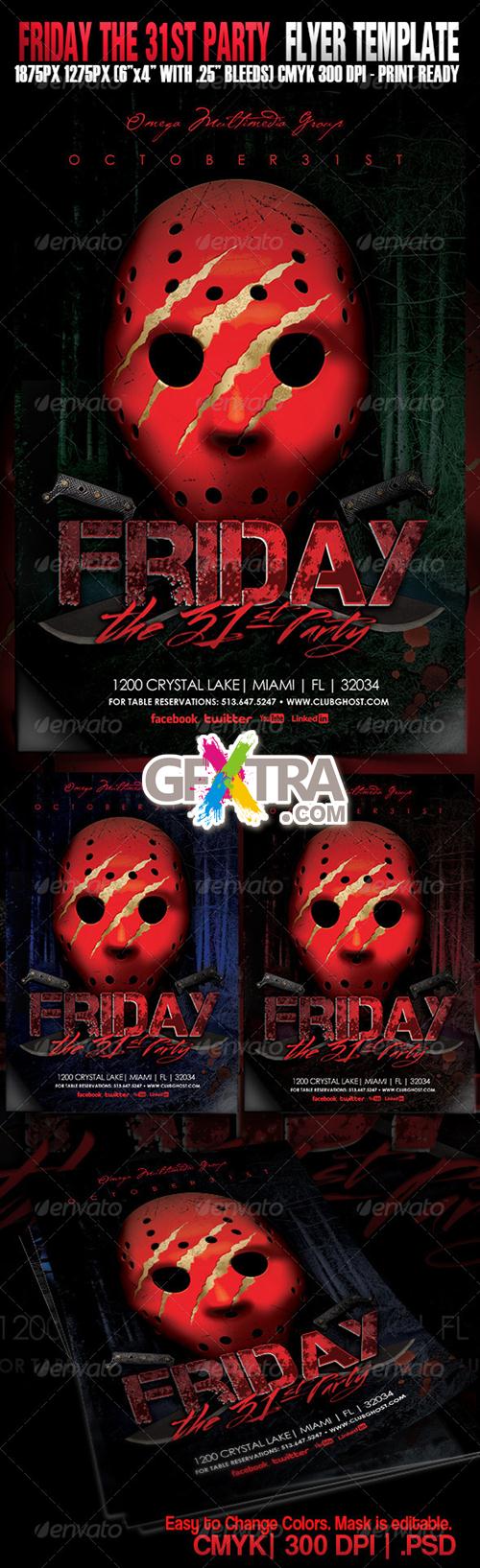 GraphicRiver - Friday The 31st Party
