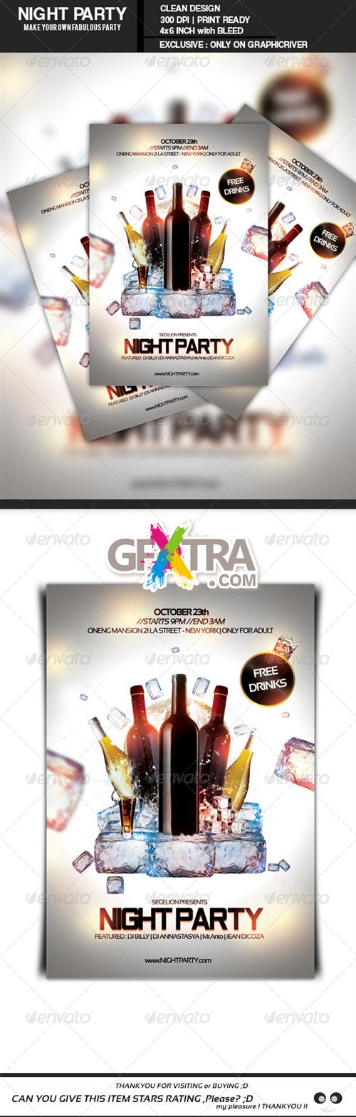 GraphicRiver - Night Party Flyer