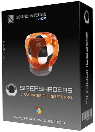 SIGERSHADERS V-Ray Material Presets Pro v2.6.3 for 3ds Max