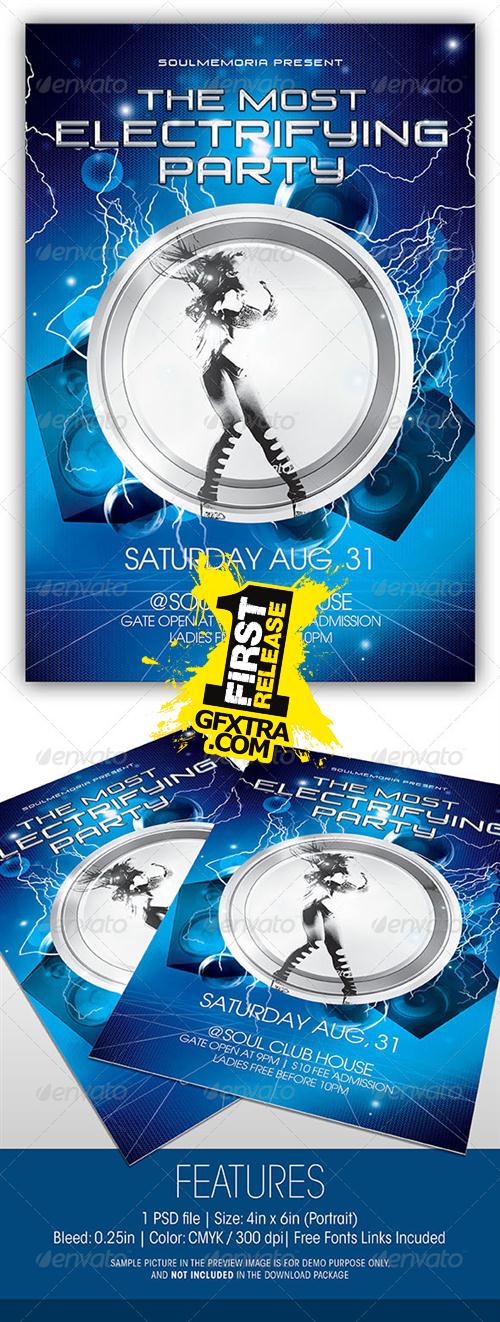 GraphicRiver - Electrifying Party Flyer