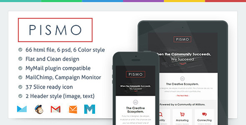 ThemeForest - Pismo - Responsive Email Template - RIP