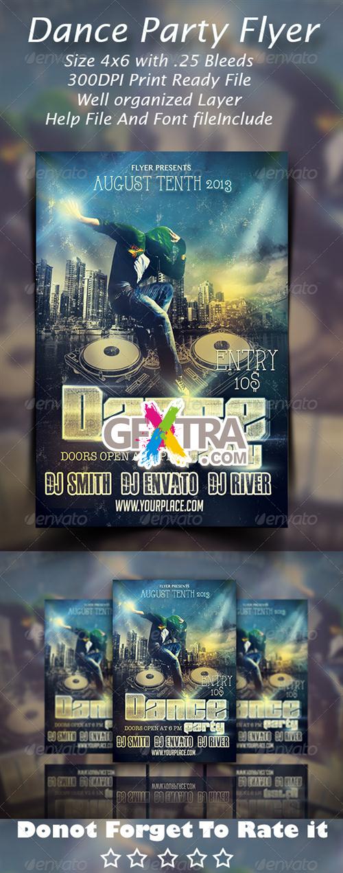 GraphicRiver - Dance Party Flyer
