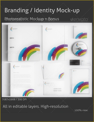 Photorealistic Branding / Identity Mock-up + Bonus Presentations - GraphicRiver