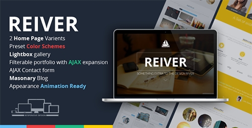 ThemeForest - REIVER - Responsive OnePage HTML5 Template - RIP