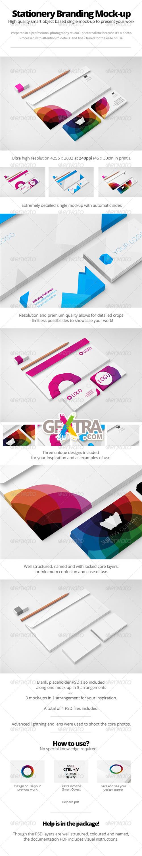 GraphicRiver - Premium Stationery Branding Mock-Up
