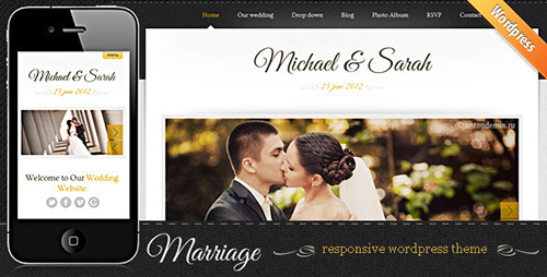 ThemeForest - Marriage v3.0 - Responsive Wedding Wordpress Theme