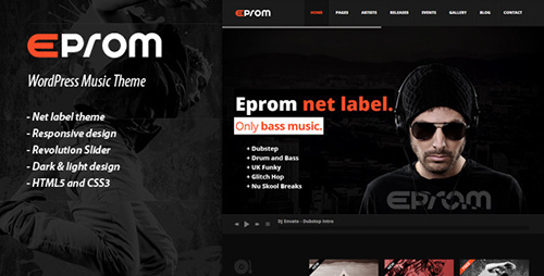ThemeForest - EPROM v1.2.3 - WordPress Music Theme
