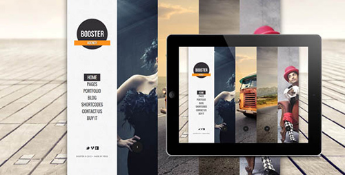 ThemeForest - BOOSTERIUS v1.0 - Responsive one page slide WordPress theme