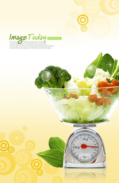 Healthy Food - PSD source for Posters