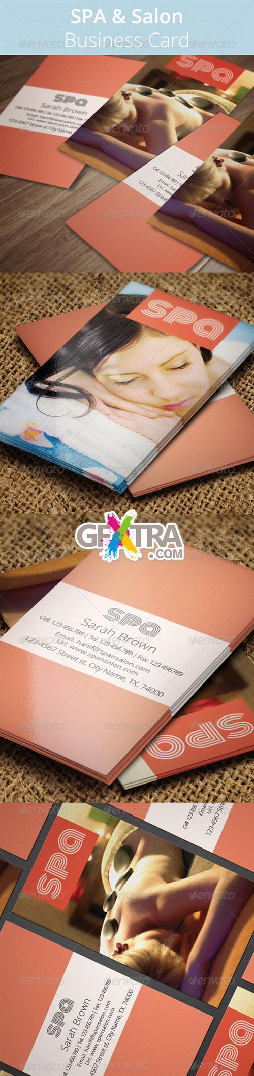 GraphicRiver - SPA & Salon Business Card
