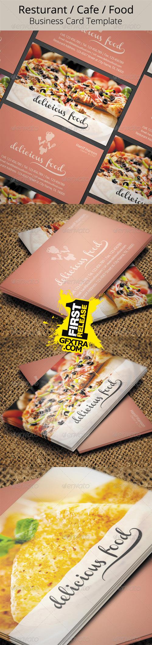 GraphicRiver - Delicious Food Business Card