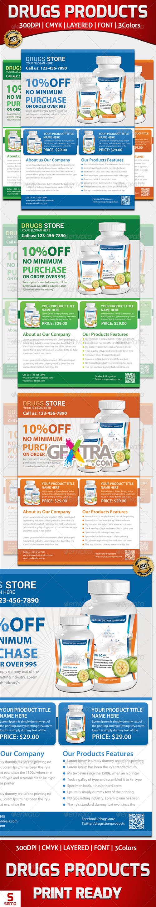 GraphicRiver - Drug Store Flyer Template