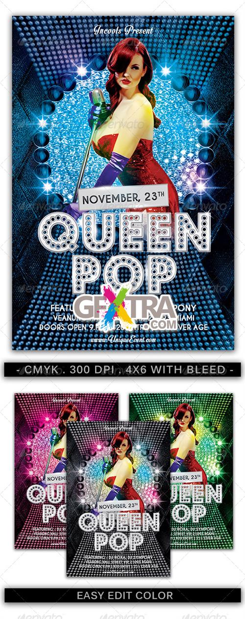 GraphicRiver - Queen Pop Flyer Template