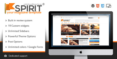 ThemeForest - Spirit v1.4 - Responsive WordPress Magazine Theme