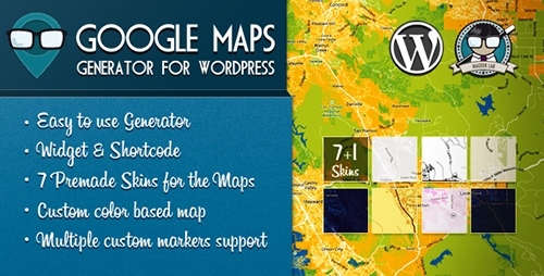 CodeCanyon - Google Maps Generator v1.0.1 for WordPress