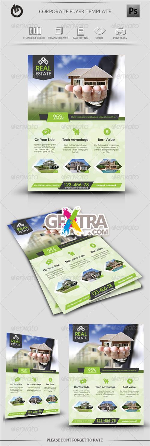 GraphicRiver - Real Estate Flyer Template
